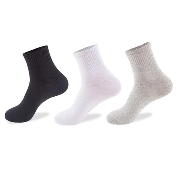 10 Пар новых модных носков унисекс из полиэстера, мужские однотонные носки на щиколотке, мужские подарки Meias для мужчин, разные цвета