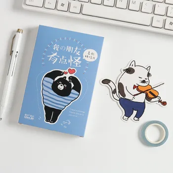 30 Листов/набор Kawaii Забавный кот Медведь Открытка с животными/Поздравительная открытка/ Открытка с сообщением/Конверт для письма на день рождения Подарочная карта