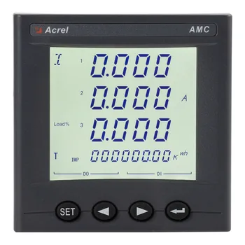 Acrel AMC96L-E4/KC 4DI2DO 3-Фазный 4-Проводной Счетчик энергии 230/400V Для Системы Контроля мощности в режиме реального времени