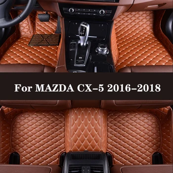 HLFNTF Full surround изготовленный на заказ автомобильный коврик для MAZDA CX-5 2016-2018 автомобильные запчасти автомобильные аксессуары Автомобильный интерьер