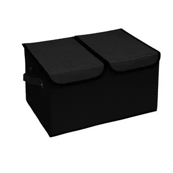 Jul7 Коробка для отделки одежды из хлопчатобумажной и льняной ткани с двойным покрытием, складной ящик для хранения