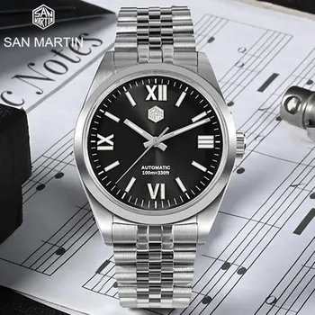 San Martin Роскошные Классические Мужские часы Diver YN55 Автоматические Механические часы Sapphire BGW-9, светящиеся Водонепроницаемые часы 10Bra