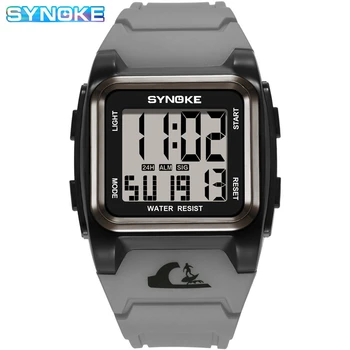 SYNOKE Reloj Militar Montre Цифровые часы Мужские модные кварцевые наручные часы Водонепроницаемые умные часы Спортивные часы Мужские часы для мальчика