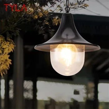TYLA Открытый Ретро Подвесной светильник Современная светодиодная лампа Водонепроницаемая для украшения домашнего коридора