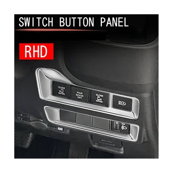 Автомобильная многофункциональная кнопка, декоративная рамка, накладка для Toyota SIENTA 10 Series 2022 2023 RHD Серебристый 2
