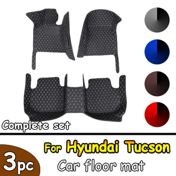 Автомобильные коврики для Hyundai Tucson NX4 2022 2023 Ковры Роскошные Кожаные коврики для защиты от загрязнений Детали интерьера Автомобильные Аксессуары