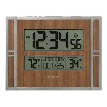 Атомные цифровые часы с температурой и календарем, BBB86088