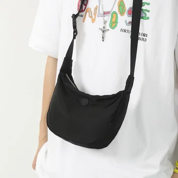 Женская сумка через плечо из нейлона, водонепроницаемая сумка через плечо, повседневная модная женская сумка-мессенджер, женская сумочка