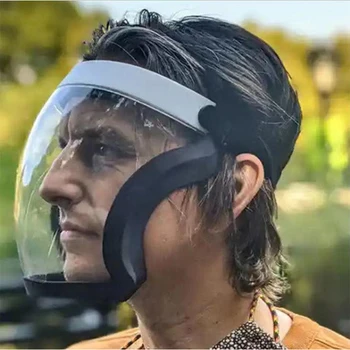 Защитный щиток для лица, очки для работы на голове, Прозрачная защитная маска для лица, фильтры для глаз с полной защитой от брызг масла и запотевания