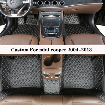 Изготовленный на заказ автомобильный коврик для Mini Cooper 2004 2006 2008 2010 2011 2012 2013 Водонепроницаемый высококачественный коврик для ног в полном комплекте Автоаксессуар