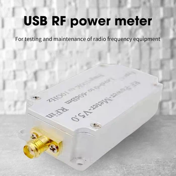 Измерение амплитуды 100K-10GHZ USB Радиочастотный Измеритель мощности USB Коммуникационное программное обеспечение Экспорт данных V5 Со скоростью до 500 Кбит/с 2 Курсора Меток