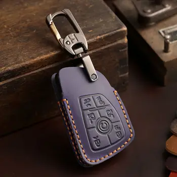 Кожаный чехол для ключей от автомобиля Crazy Horse для buick GL8 century 0