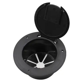 Круглый люк для электрического кабеля, Черный чехол для шнура питания для кемпера, Дом на колесах с защитой от ультрафиолета, прочный, диаметром 5,2 дюйма 0