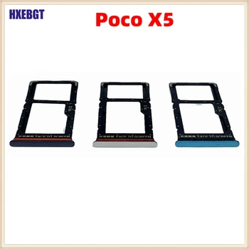 Лоток для sim-карт для Xiaomi Poco X5 22111317PG Держатель карты памяти Sim SD Держатель слота для sim-карты Запасные части
