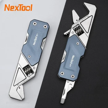 Многофункциональный ключ Nextool, многофункциональный инструмент, портативный складной нож, мини-отвертка, открывалка для бутылок, ручной инструмент для кемпинга на открытом воздухе.