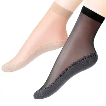 Модные новые 10 пар высококачественных женских бархатных носков, женские носки, летние тонкие шелковые прозрачные женские носки Sox 0
