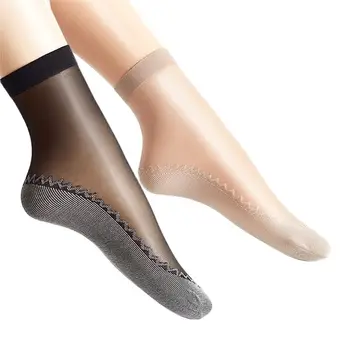 Модные новые 10 пар высококачественных женских бархатных носков, женские носки, летние тонкие шелковые прозрачные женские носки Sox 1