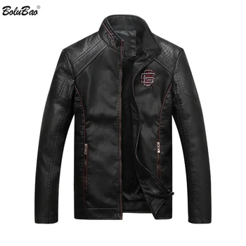 Мужская кожаная замшевая куртка, модная осенняя мотоциклетная куртка из искусственной кожи, мужские зимние куртки, верхняя одежда, пальто из искусственной кожи