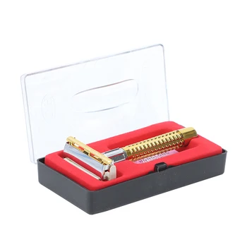 Мужская ретро-коробка для безопасной бритвы, ручка для бритья, бритвенный инструмент, бритвенный инструмент для лица, коробка для безопасной бритвы