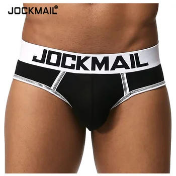 Мужские трусы JOCKMAIL в стиле пэчворк, сексуальное мужское нижнее белье с низкой талией, шорты-боксеры, Дышащие Мягкие трусики, мужские Новые плавки 2023 года.