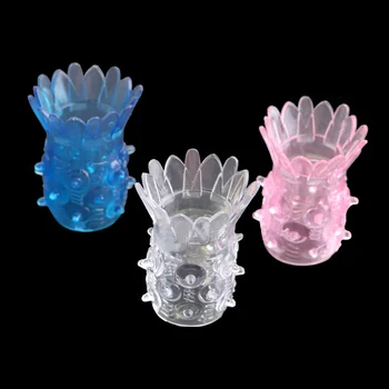 Набор Lotus прозрачное невидимое кольцо для мужчин с колючими частицами, фиксирующее эссенцию, кольцо с кристаллами, набор бромелиевых секс-игрушек для пары 0