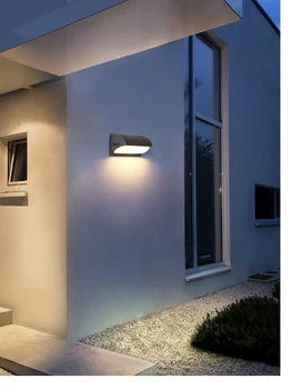 Наружный настенный светильник водонепроницаемый супер яркий дверной балкон внутреннее и наружное светодиодное освещение