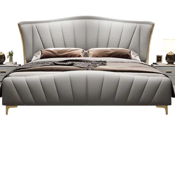 Одеяла для кроватей в спальне, эстетичные современные двуспальные кровати с эластичным каркасом, двухместные комплекты садовой мебели Camas De Dormitorio 2