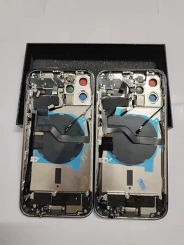 Полная Задняя Крышка Для Iphone 12 Pro Max /12 Mini /12 Pro Корпус Аккумулятор Средняя Рама Шасси В Сборе Задняя Дверца со Гибким Кабелем