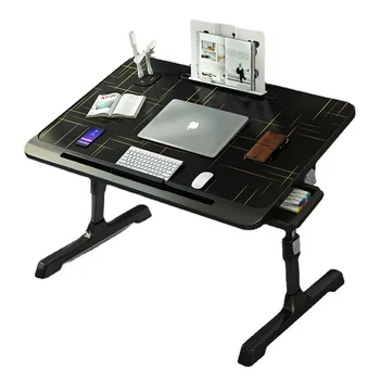 Прикроватный столик, маленький столик, стол для ноутбука больших размеров, складной ленивый столик, письменный стол для студентов в общежитии, HY