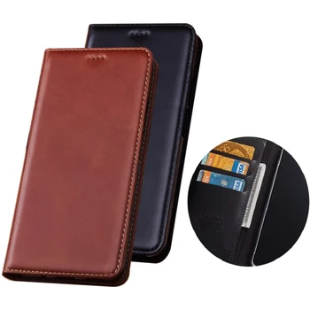 Ретро Чехол-бумажник Из Натуральной Кожи Для Sony Xperia 1 V 10 Ⅳ Plus Ace III 5 II Pro-I 8 20 2 L4 Бизнес Откидная Крышка Магнитный Чехол