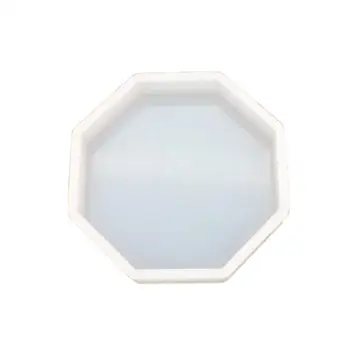 Сделай сам Геометрический Кристалл, форма из эпоксидной смолы, Большой Куб, Шестиугольник, Восьмиугольник, Зеркальные Подставки для книг, Силиконовая форма, Декор для домашнего рабочего стола для ароматерапии