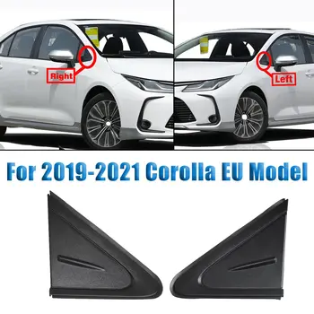 Угловую стойку левого зеркала украшает флаг, Треугольные молдинги, накладка для Toyota Corolla модели ЕС 2019-2021 годов выпуска 0