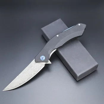 Узорчатый Портативный Складной Нож С Острым Фруктовым Лезвием Для Выживания в Кемпинге На Открытом Воздухе, Складной Нож Для Самообороны 0