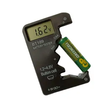 Цифровой тестер емкости литиевой батареи AN-168, дисплей анализатора нагрузки в клетку, проверка ячейки на кнопках AAA AA, универсальный тест 0