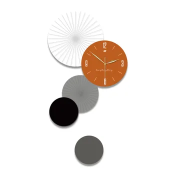 Черные Тихие Оригинальные Настенные Часы Для Гостиной Модные Настенные Часы Цифровые Простые Батарейки Decoracion Parael Hogar Moderno Home Decor