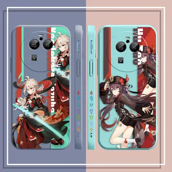 Чехол для телефона Genshin Impact Anime Girl Для OPPO FIND X5 X6 X3 X2 REALME X7 X50 RENO ACE 2 2Z 4Z 4 6 7 Lite 5Z 5F 7Z 4G 5G PRO Case 1