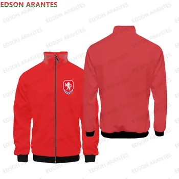 Чешский спортивный костюм в стиле ретро для мужчин 1980-х, красная футбольная куртка, куртка-бомбер CESKY College Varsity, Униформа команды на заказ, унисекс, пальто для фанатов