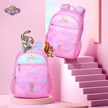 Школьная сумка ученицы начальной школы Disney Софи, детский рюкзак, облегчающий нагрузку, защищающий позвоночник, рюкзак для девочек